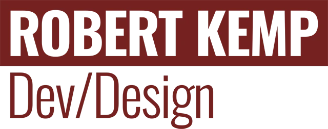 Robert Kemp Developer / Designer | Front-End Web Developer - Design Systems - Team Leader - Logo - Branding - Email